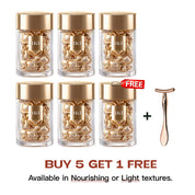 BUY 5 GET 1 FREE/HKH Plant Retinol (Low-Irritation)+ Vitamin C TIME CAPSULE Rapid Skin Renewing Anti-Aging Face Serum Capsules, Improve Appearance of Dark Spots, Tone, Fine Lines, Travel Friendly (30 Capsules)