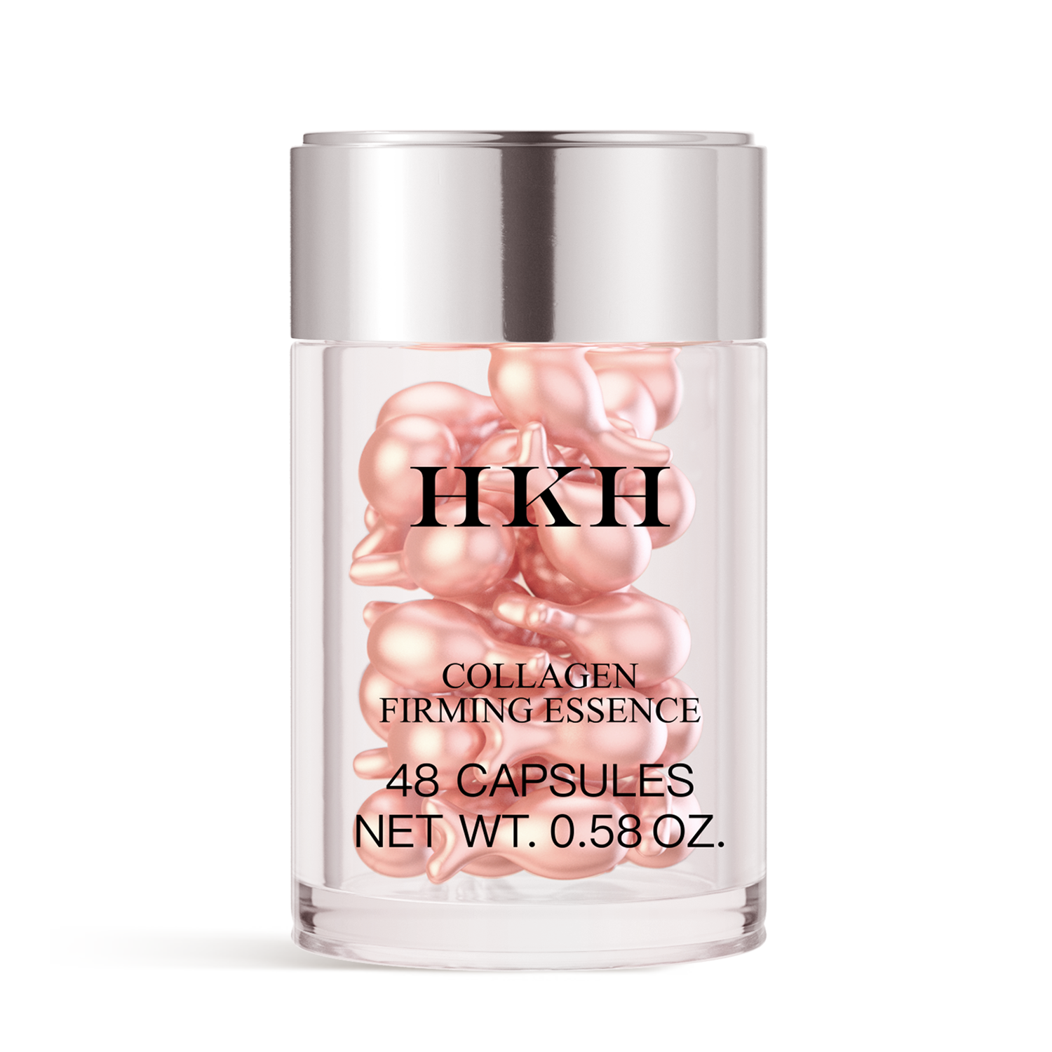 HKH Retinol Serum Capsules for Face: 48 Capsules Vitamin A Anti-Aging Wrinkle Skin Care Night Serum - Vitamin E Collagen Oil for Women - Daily Deep skincare for Fine Lines Smooths Hydrates - 0.58 Oz
