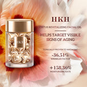 HKH Bakuchiol Retinol Serum Capsules: 30 Single-Dose Anti-Aging Wrinkle Serum with HPR & Vitamin C for Women 25-55 - Improves Wrinkles & Dark Spots - Firming Smoothing & Hydrating - Travel-Friendly