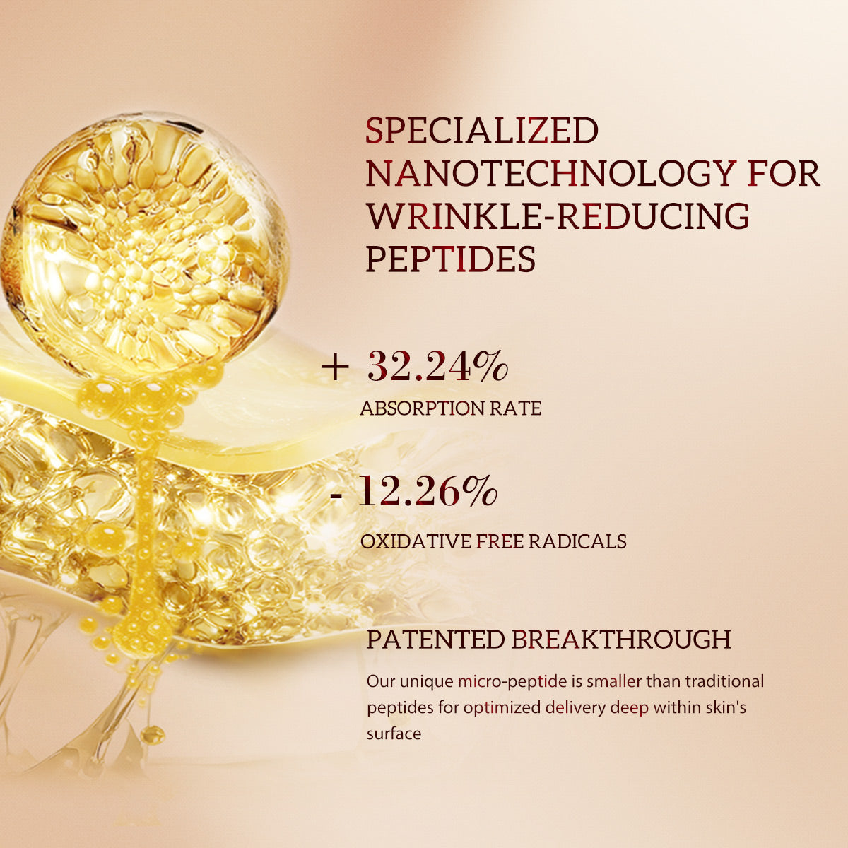 HKH Bakuchiol Retinol Serum Capsules: 30 Single-Dose Anti-Aging Wrinkle Serum with HPR & Vitamin C for Women 25-55 - Improves Wrinkles & Dark Spots - Firming Smoothing & Hydrating - Travel-Friendly