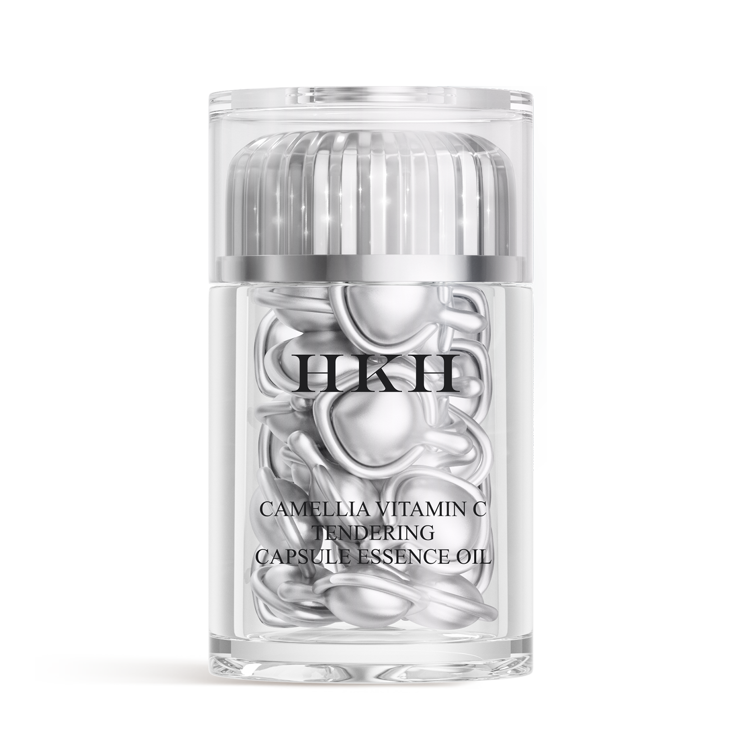 Triple Vitamin C Serum Capsules For Face: Dark Spots Correction with Camellia Niacinamide VE Anti-Aging Skincare Serum For Women - 28 Capsules To Tighten Sagging Skin And Fine Lines