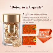 HKH Plant Retinol (Low-Irritation)+ Vitamin C TIME CAPSULE Rapid Skin Renewing Anti-Aging Face Serum Capsules, Improve Appearance of Dark Spots, Tone, Fine Lines, Travel Friendly (30 Capsules)