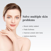 Triple Vitamin C Serum Capsules For Face: Dark Spots Correction with Camellia Niacinamide VE Anti-Aging Skincare Serum For Women - 28 Capsules To Tighten Sagging Skin And Fine Lines